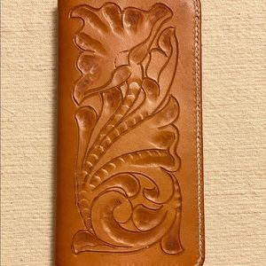 Leather Tooled Wallet